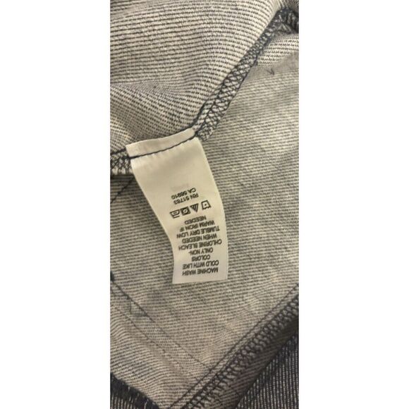 maurices Cotton Denim Blue  Blazer Cotton With Ruche Sleeves  2 Front Pocket Med - Picture 13 of 15